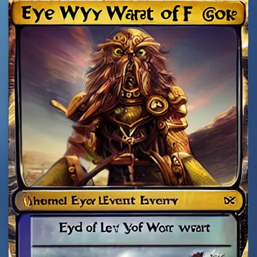 Image similar to eye of war god