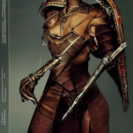 Prompt: a paladin, 3 dcg, morrowind, mmorpg, portrait, fashion photography, by mario testino, davide sorrenti, jemal shabazz