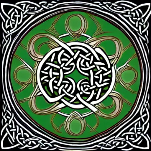 Image similar to God, celtic art style