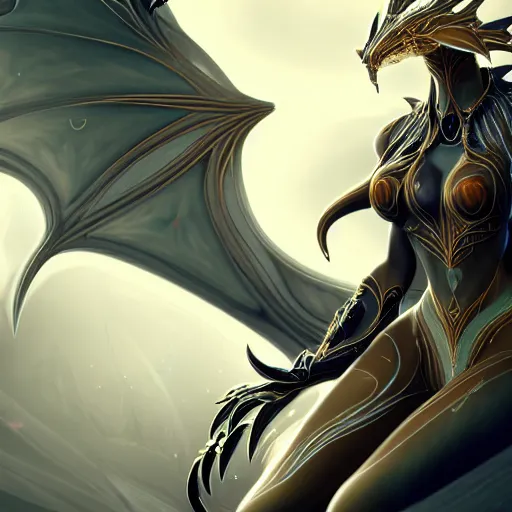 Image similar to highly detailed exquisite fanart, of a beautiful female warframe, but as an anthropomorphic dragon, elegant cinematic pose, sitting on top of a cryopod, epic cinematic shot, sharp clawed perfectly designed hands, professional digital art, high end digital art, fantasy, sci fi, DeviantArt, artstation, Furaffinity, 8k HD render