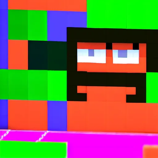 Prompt: a Minecraft creeper at a rave, 8K HD photography