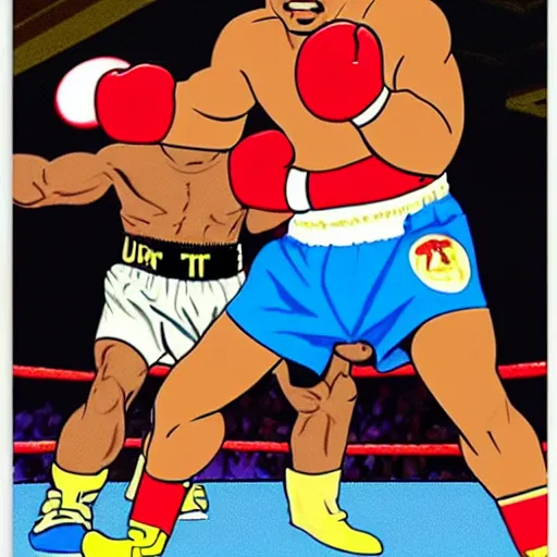 Image similar to mike tyson's punch - out!! toy