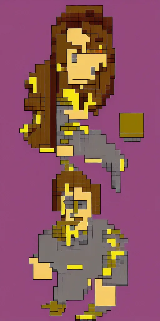 Prompt: Kurt Cobain in the style of Ultima Underworld, retro pixel art character