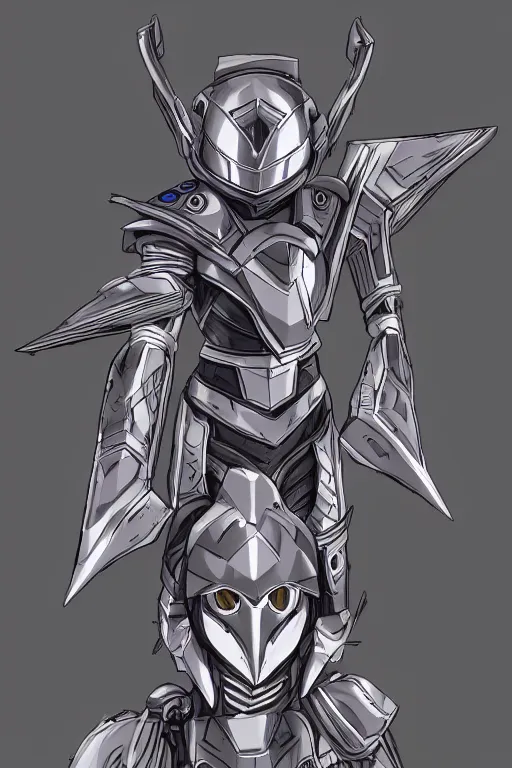 Image similar to helmet armor guardian destiny in witch queen illumination ray tracing hdr fanart arstation by sung choi robot ninja mask and eric pfeiffer and gabriel garza and casper konefal