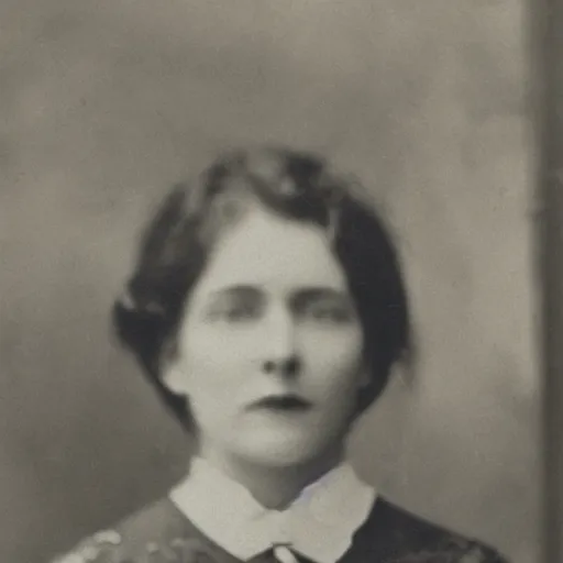 Image similar to early 1900s photograph of jessica rabitt