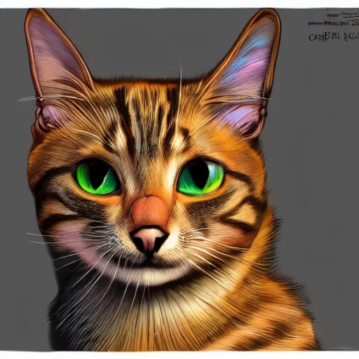 , Stable digital | high Cat, Diffusion art | detailed OpenArt highly , contrast,