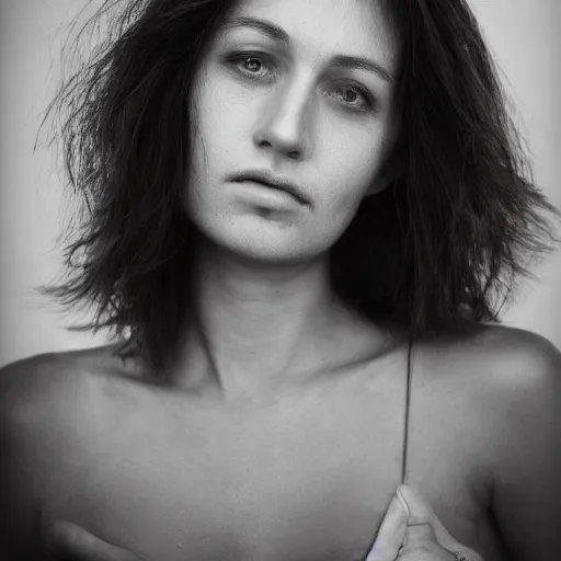 Prompt: portrait of a woman, high quality photography