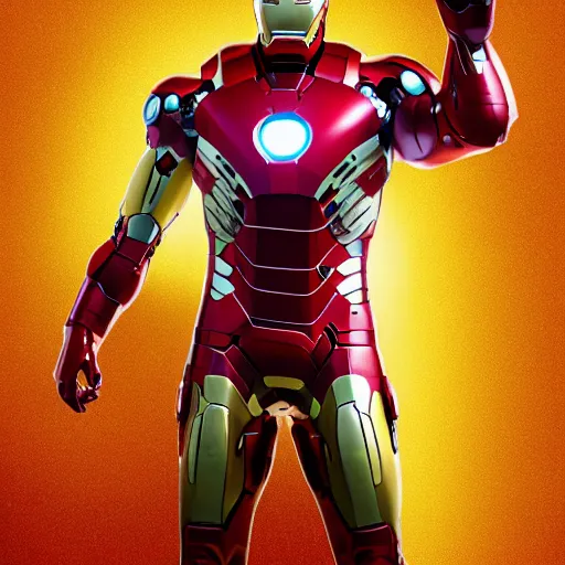 Image similar to a ham covered ironman, movie still, 8 k