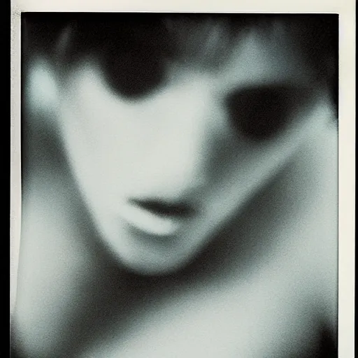 Image similar to ghost, polaroid, by jamel shabbaz, gregg araki, daido moriyama