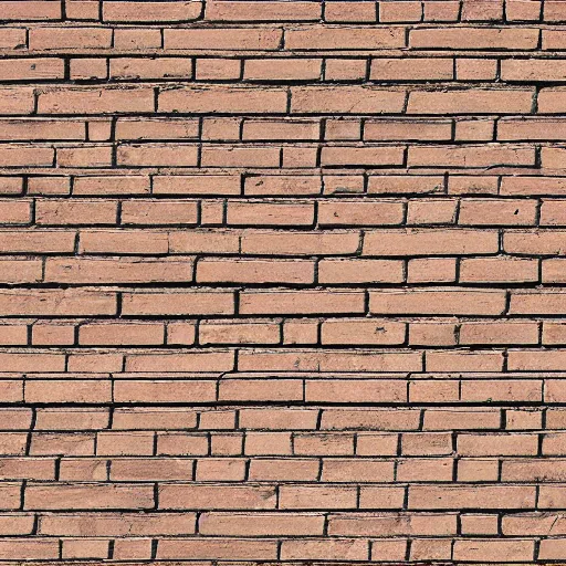 Prompt: brick wall normal map