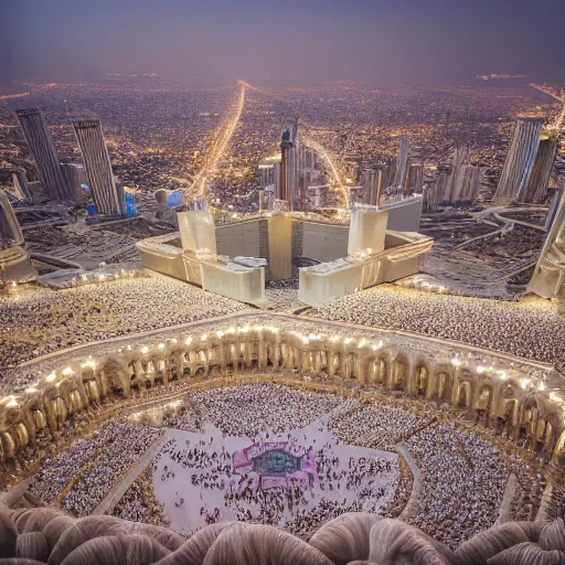 Prompt: mecca, by professional photographer