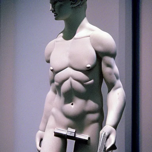 Image similar to greek statue of Heraclite in American Psycho (1999)