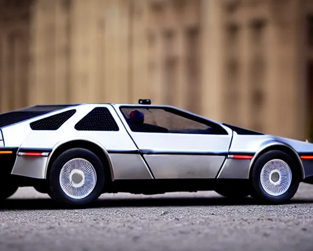 Image similar to new prototype delorean, dslr