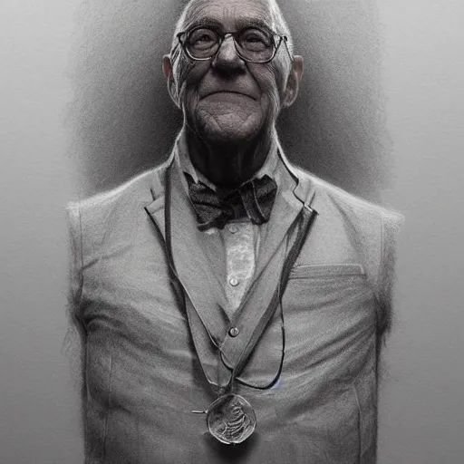 Prompt: amazing lifelike award winning pencil illustration of elder Cunningham trending on art station artgerm Greg rutkowski cinematic