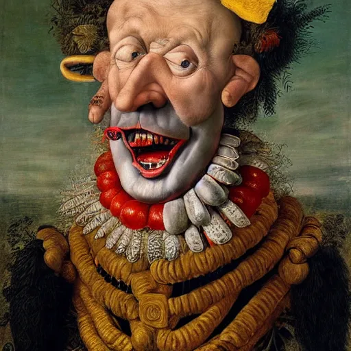 Image similar to donald trump by giuseppe arcimboldo