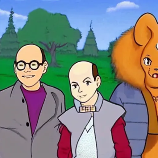 Image similar to George Costanza falls into the Digiverse and ends up with The Worst Digimon.