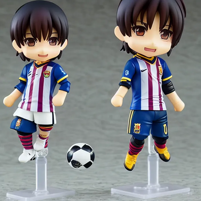 Image similar to lionel messi, an anime nendoroid of lionel messi, figurine, detailed product photo