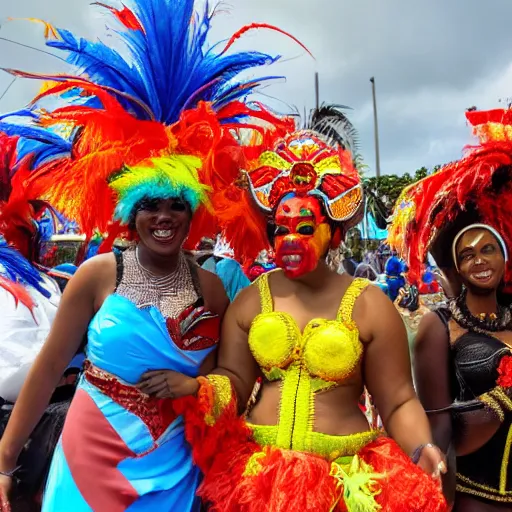 Prompt: carnival in trinidad and tobago