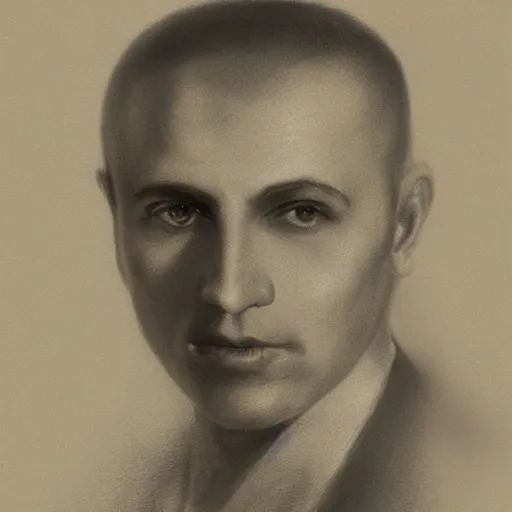 Image similar to matte portrait painting of boyko borissov