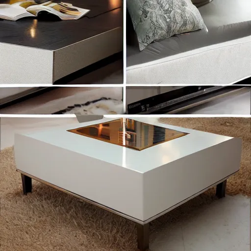 Prompt: the worlds coolest coffee table