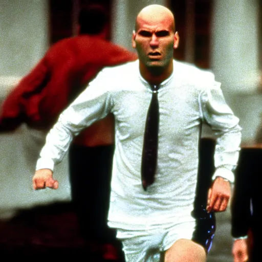 Image similar to Zidane playing soccer in American Psycho (1999)