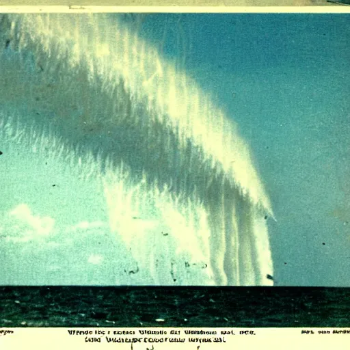 Prompt: waterspouts off the gulf of mexico, photo from the 1 8 8 0's