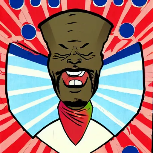 Image similar to conehead mr. t pop band, detailed facial expressions, 1 9 8 0 s aesthetic