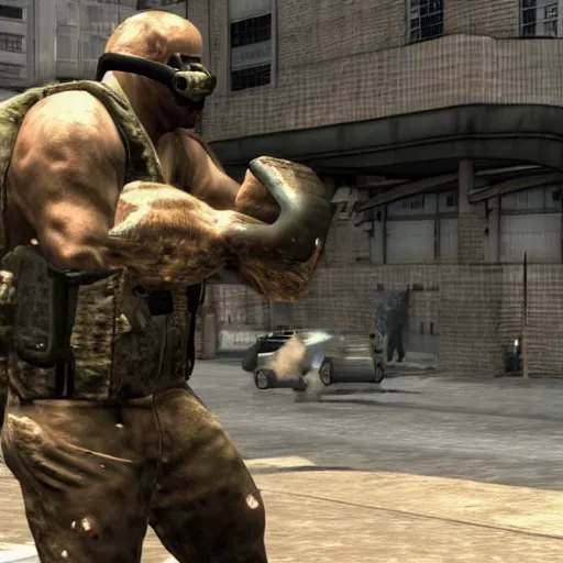 Image similar to Bull man in MW2