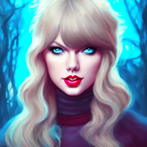 Prompt: a portrait of taylor swift, art by lois van baarle and loish and ross tran and rossdraws and sam yang and samdoesarts and artgerm and saruei and disney, digital art, highly detailed, intricate, sharp focus, trending on artstation hq, deviantart, unreal engine 5, 4 k uhd image