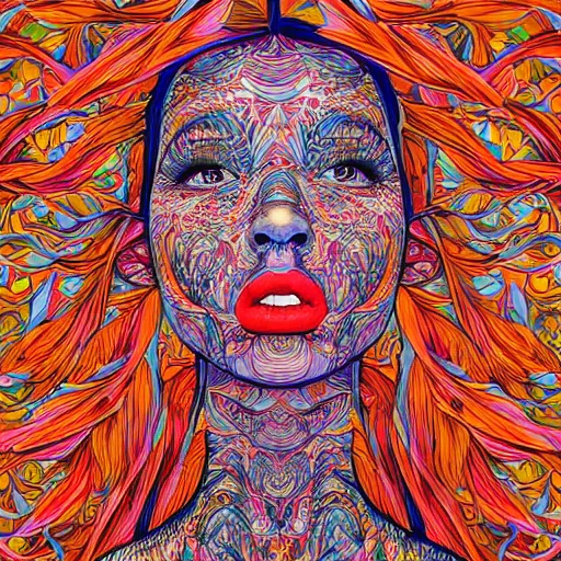 Prompt: the portrait of an unbelievably beautiful and sophisticated young woman made up of peppers looking straight up, an ultrafine detailed illustration by james jean, intricate linework, bright colors, final fantasy, behance contest winner, vanitas, angular, altermodern, unreal engine 5 highly rendered, global illumination, radiant light, detailed and intricate environment