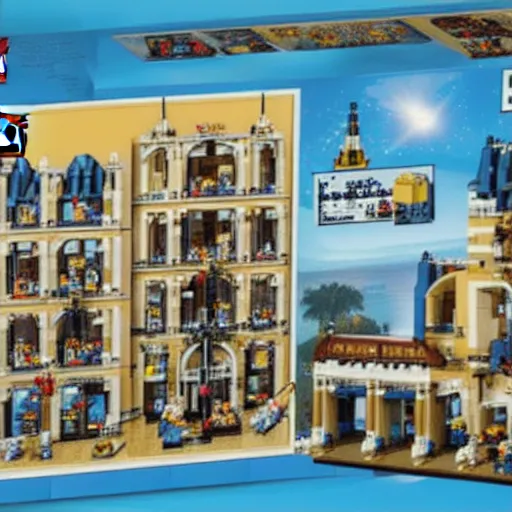 Image similar to heaven lego set,