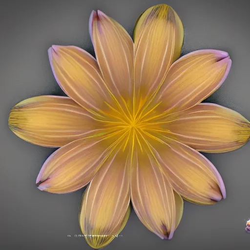 Image similar to : detailed render of a flower with mystical energy around it cgsociety unrealengine