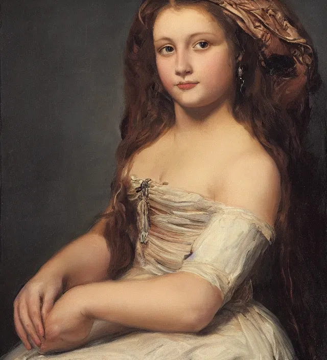 Image similar to portrait of the most beautiful girl in history