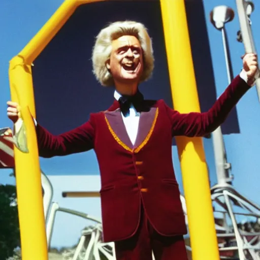 Image similar to geert wilders as willy wonka and the chocolate factory