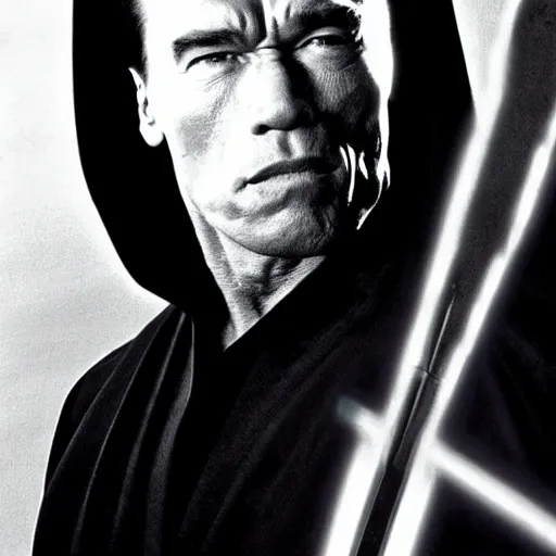 Image similar to Arnold Schwarzenegger as a Sith lord