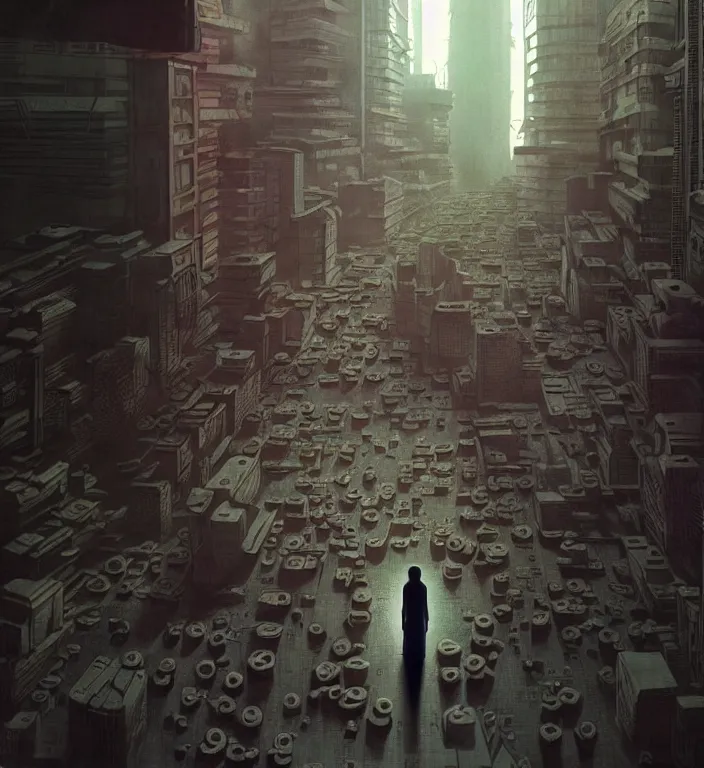 Image similar to realistic aesthetic highly detailed photography of characters in akira scene, characters with hyperrealistic highly detailed faces. from akira by katsuhiro otomo and alejandro hodorovski and denis villeneuve and gregory crewdson style with many details by mike winkelmann and vincent di fate in sci - fi style. volumetric natural light hyperrealism photo on dsmc 3 system