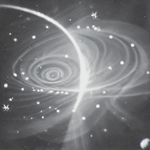 Prompt: fifty circles around the sun, vintage photo