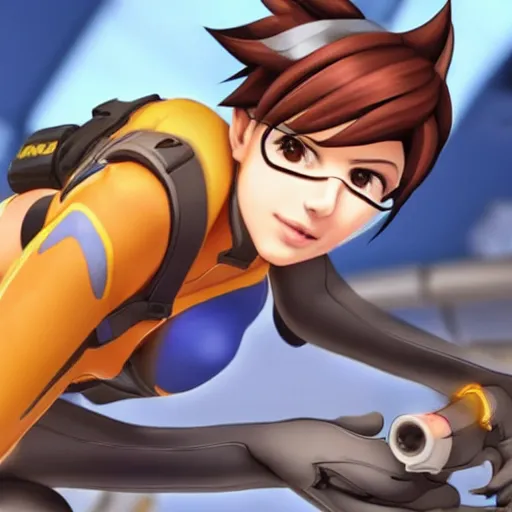 Image similar to b usty tracer from overwatch r 3 4 h entai not safe for work p orn ussy 1 girl trending on rule 3 4