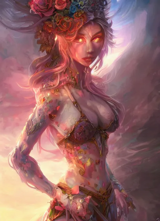 Image similar to dreamscape, female, ross tran!!!, vivid colors, anatomical, highly detailed sculpture, intricate detailed, ommatidia, 8 k, cinematic atmosphere, post - processing