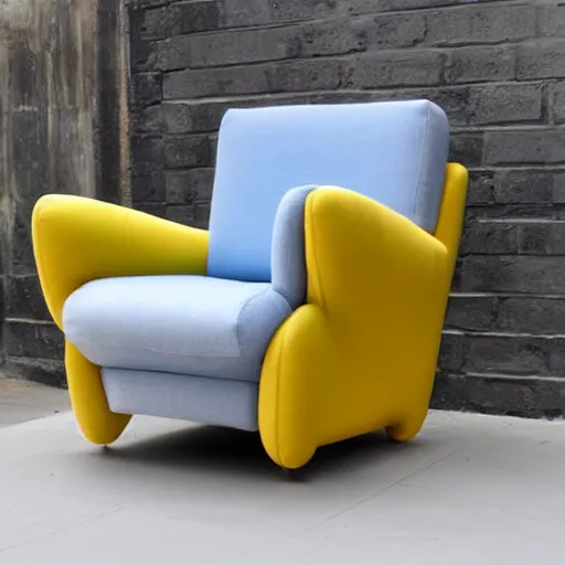 Image similar to an armchair in the shape of pikachu