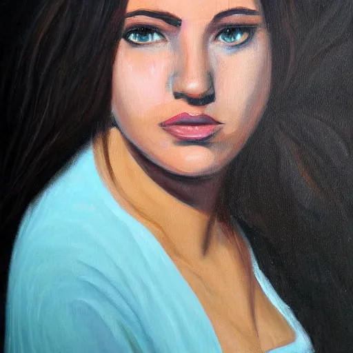 Image similar to Jennifer-Lilliano painting by Anthony-Voncellinio