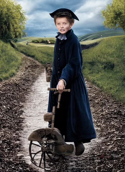 Image similar to film still of Sean Penn as Nanny McPhee in Nanny McPhee, 4k