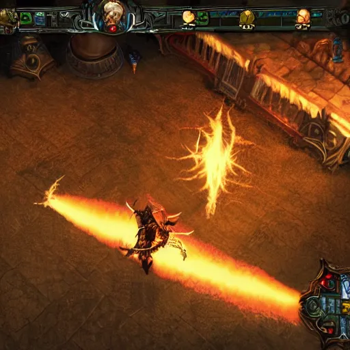 Prompt: a screenshot of the video game Diablo