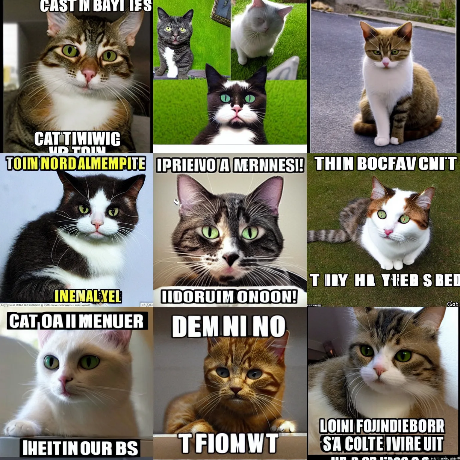 Prompt: cat from meme