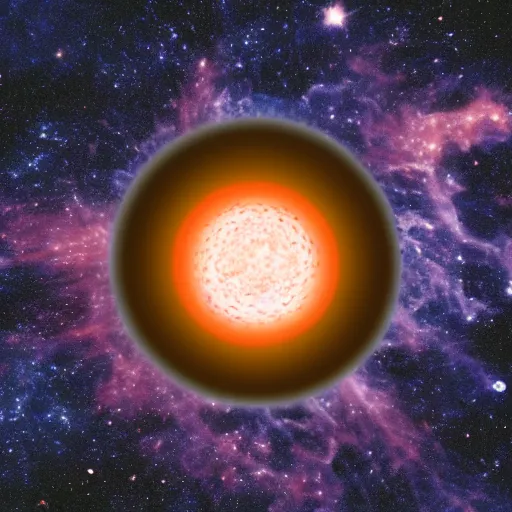 Image similar to an alderson disc in deep space