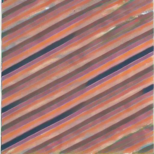 Prompt: a seamless striped pattern with diagonal stripes intersecting by muriel cooper and hilma af klint