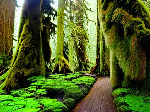 Image similar to hall of mosses at olympic national park