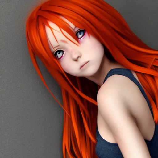 6,881 Red Haired Girl Anime Images, Stock Photos, 3D objects