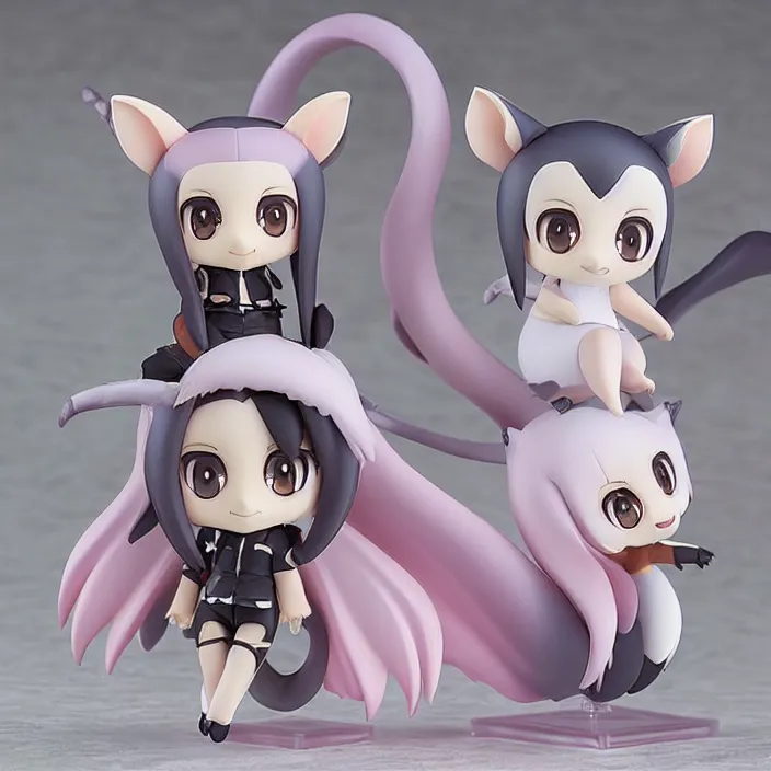 Image similar to Sugar Glider, An anime Nendoroid of sugar glider, figurine, detailed product photo