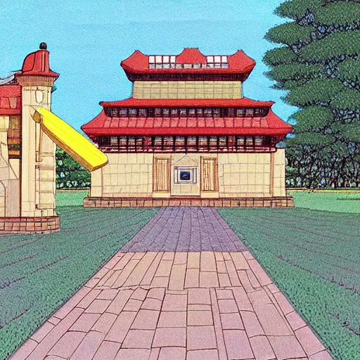 A Big House By Isao Takahata Stable Diffusion OpenArt